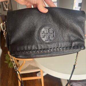Tory Burch Black Leather Men's Bag